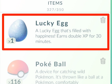 lucky egg pokemon