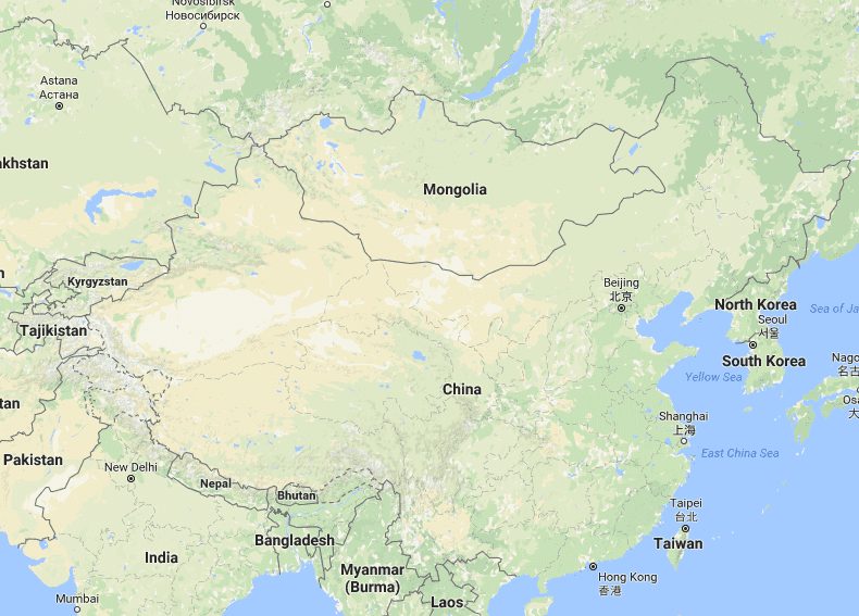Map of China