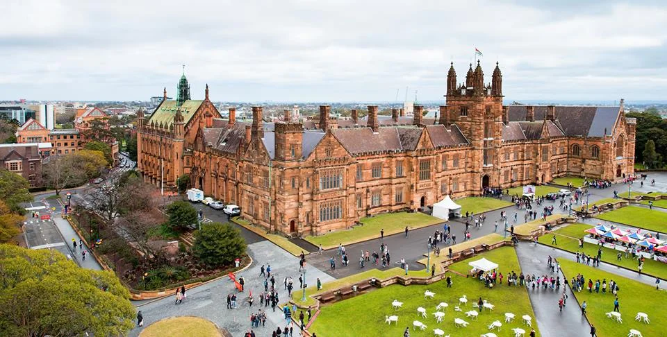 penampakan kampus university of sydney di australia