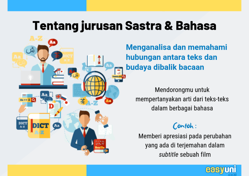 apa yang dipelajari di jurusan sastra dan bahasa