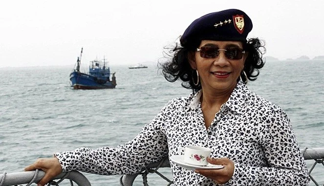 ibu susi sebagai menteri perikanan indonesia